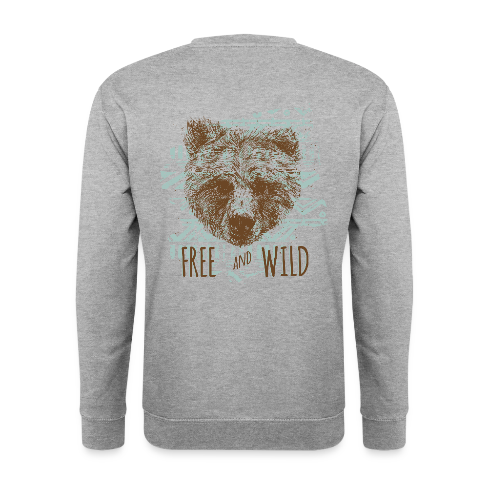 Unisex sweater - witgrijs gemêleerd