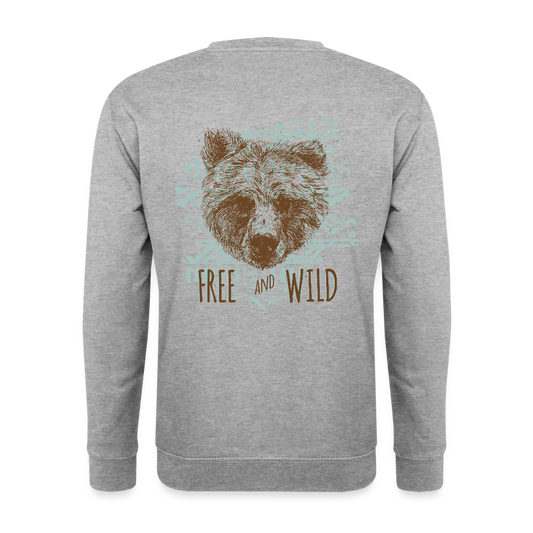 Unisex sweater - witgrijs gemêleerd