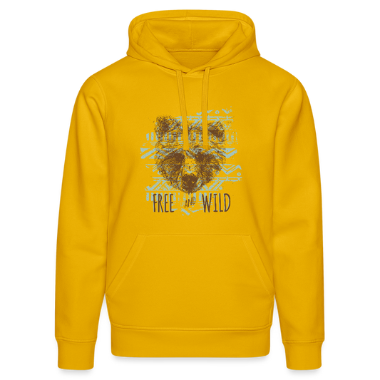 Stanley/Stella Uniseks bio-hoodie DRUMMER - spectraal geel