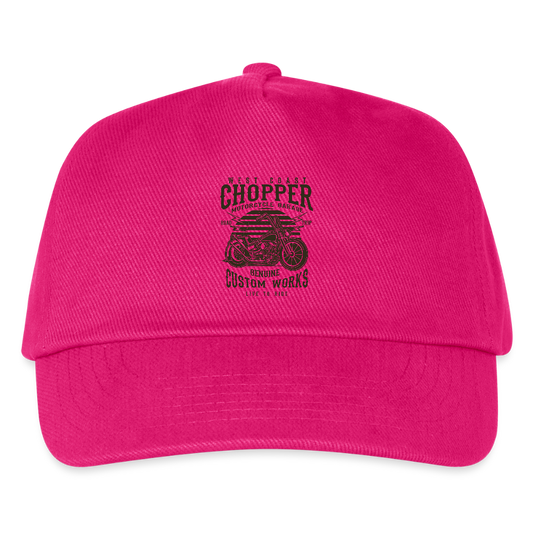 Kinder basecap - fuchsia