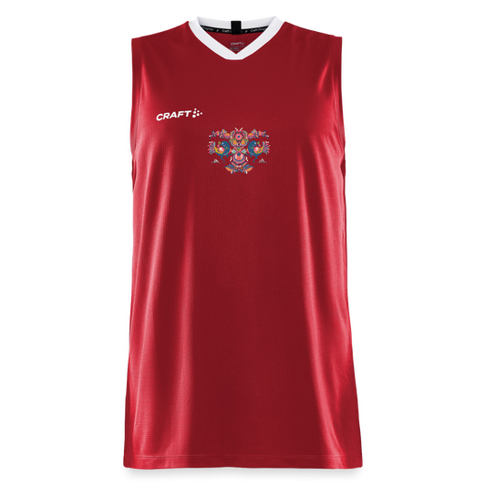 CRAFT Progress kinder-basketbalshirt - donkerrood