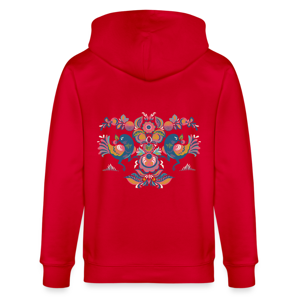 Stanley/Stella Uniseks bio-ziphoodie CULTIVATOR - rood