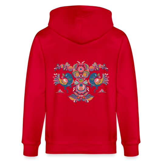 Stanley/Stella Uniseks bio-ziphoodie CULTIVATOR - rood