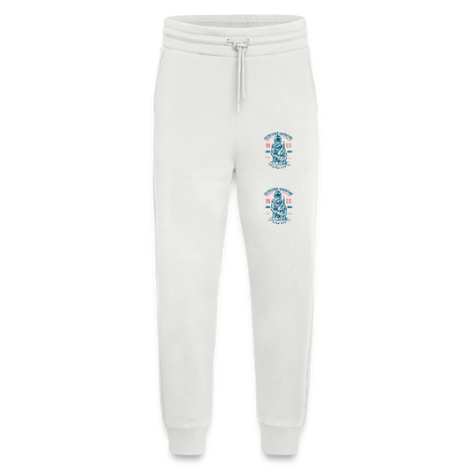 Organic relaxed joggingbroek made in EU - OFF WHITE