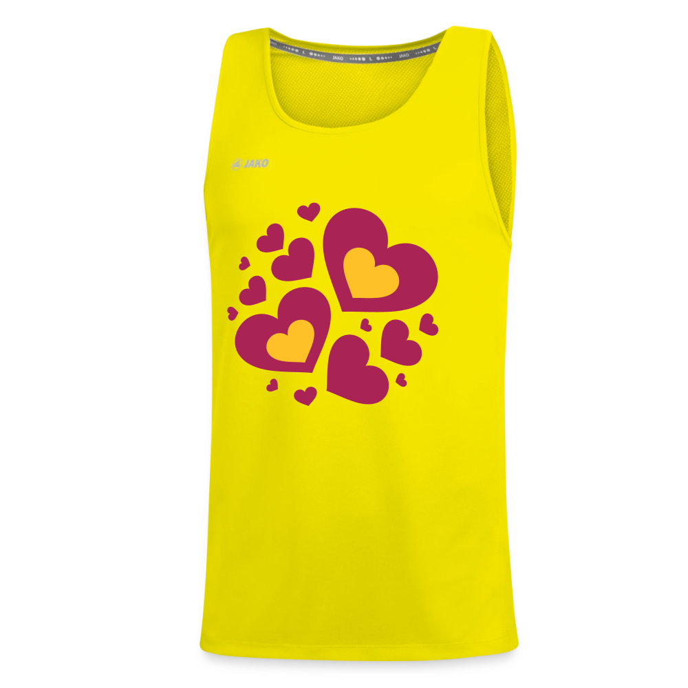 JAKO Teenager tanktop Run 2.0 - neongeel