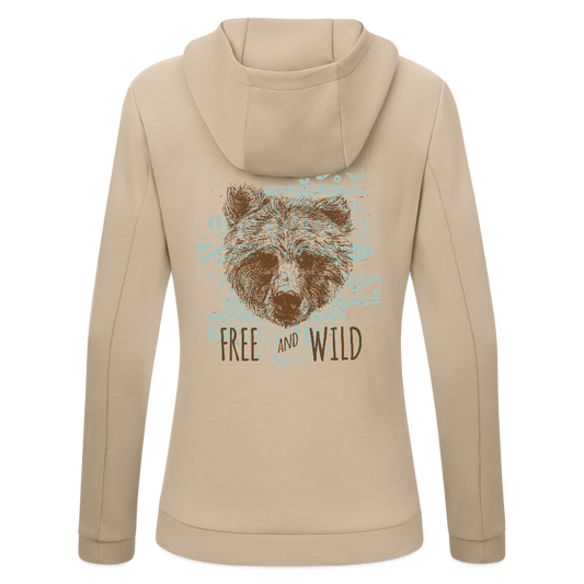 JAKO Vrouwen ziphoodie Pro Casual - beige