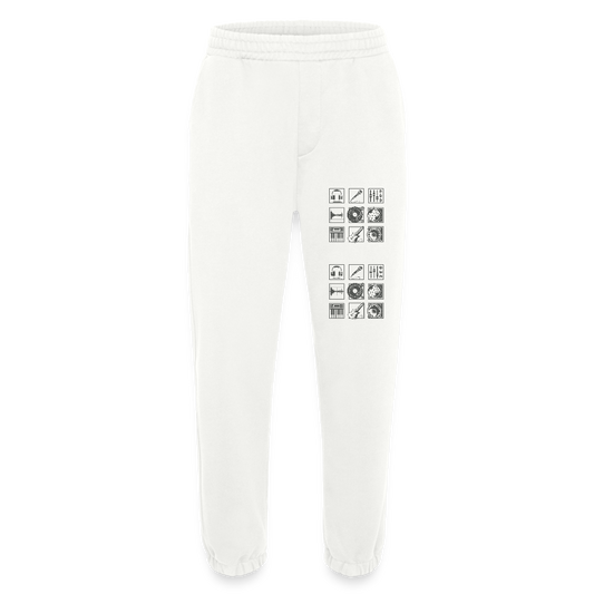 Heavyweight organic joggingbroek made in EU - OFF WHITE
