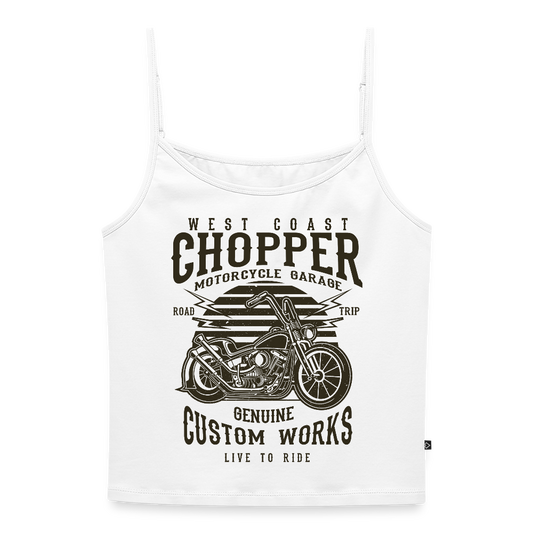Vrouwen spaghetti-tanktop - wit