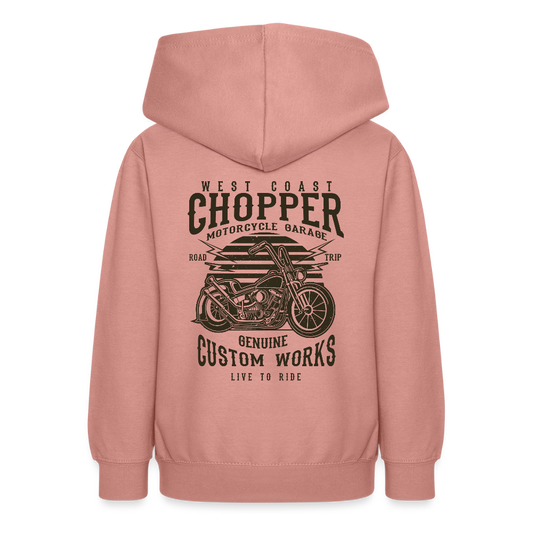 Teenager hoodie - altrosa