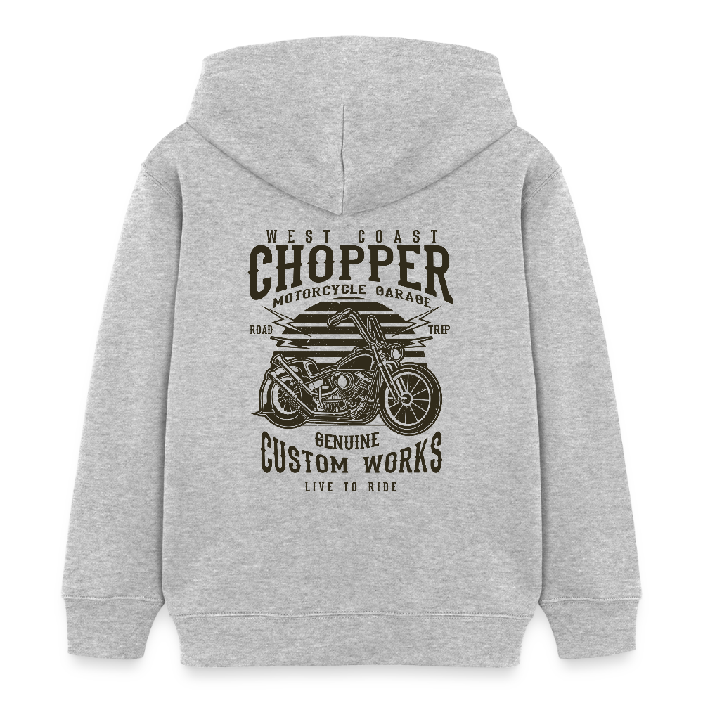 Stanley/Stella Kinder-bio-hoodie Mini Cruiser - grijs gemêleerd
