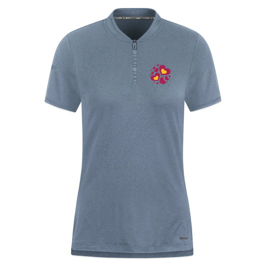 JAKO Vrouwen poloshirt Pro Casual - blauwgrijs