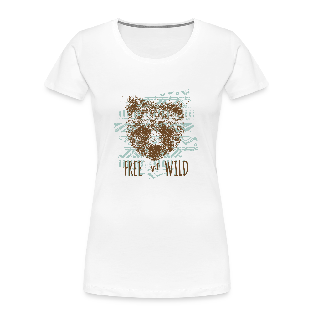 Vrouwen premium bio T-shirt - wit
