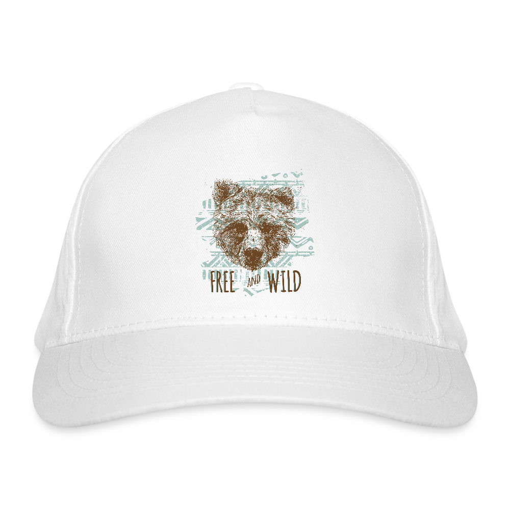 Biologische baseballpet - wit