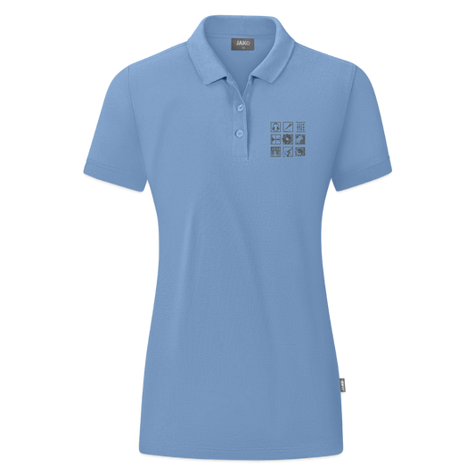 JAKO Vrouwen polo Organic - sky
