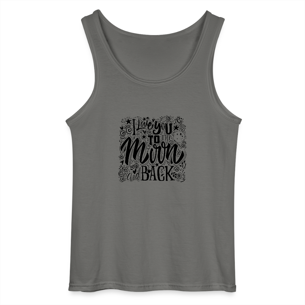 Gildan mannen tanktop - houtskool