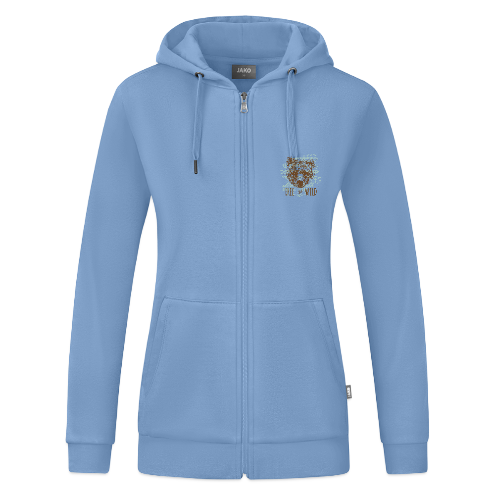 JAKO Vrouwen ziphoodie Organic - sky