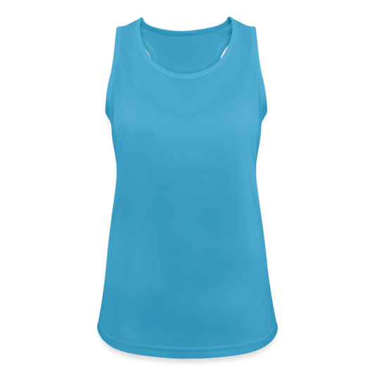Vrouwen tanktop ademend actief - saffierblauw