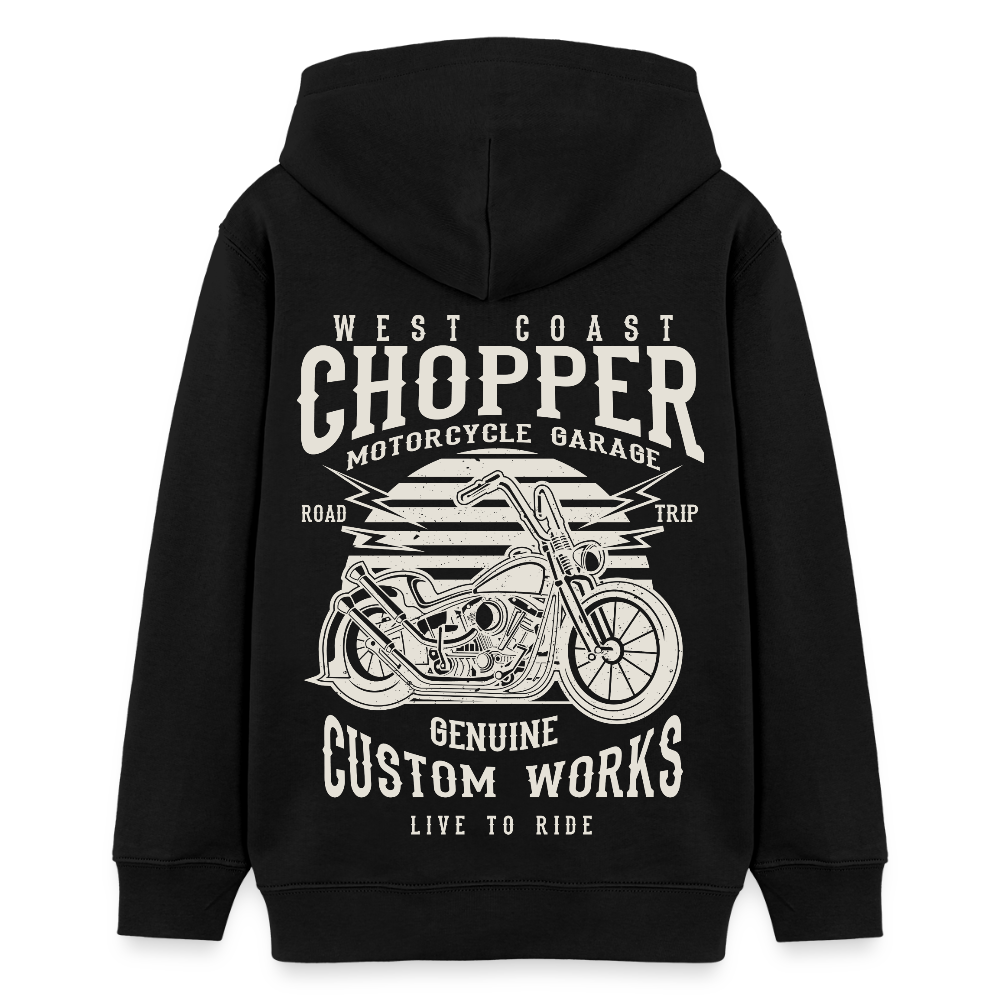Stanley/Stella Tiener bio-hoodie Mini Cruiser - zwart