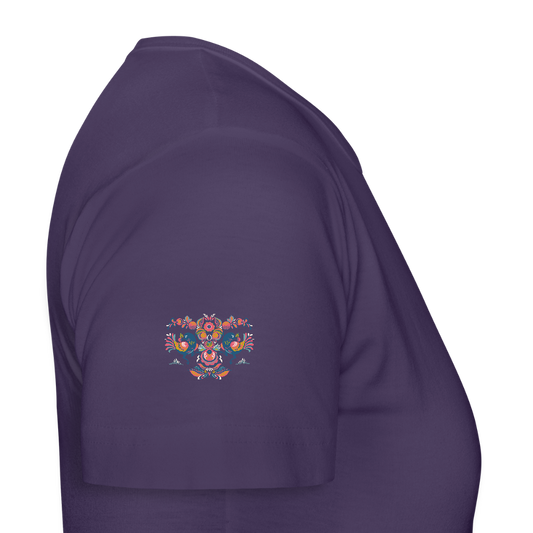 Vrouwen T-shirt - donker paars