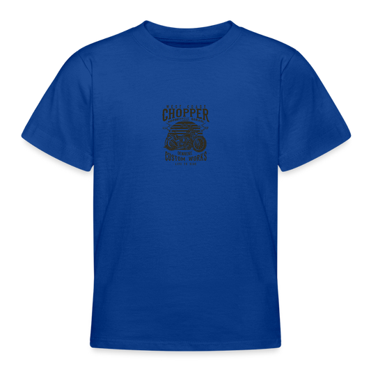 Teenager T-shirt - koningsblauw