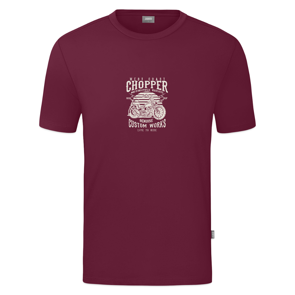 JAKO Teenager T-shirt Organic - wijnrood