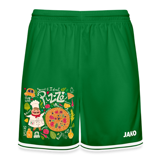 JAKO basketbalshort Center 2.0 - groen/wit