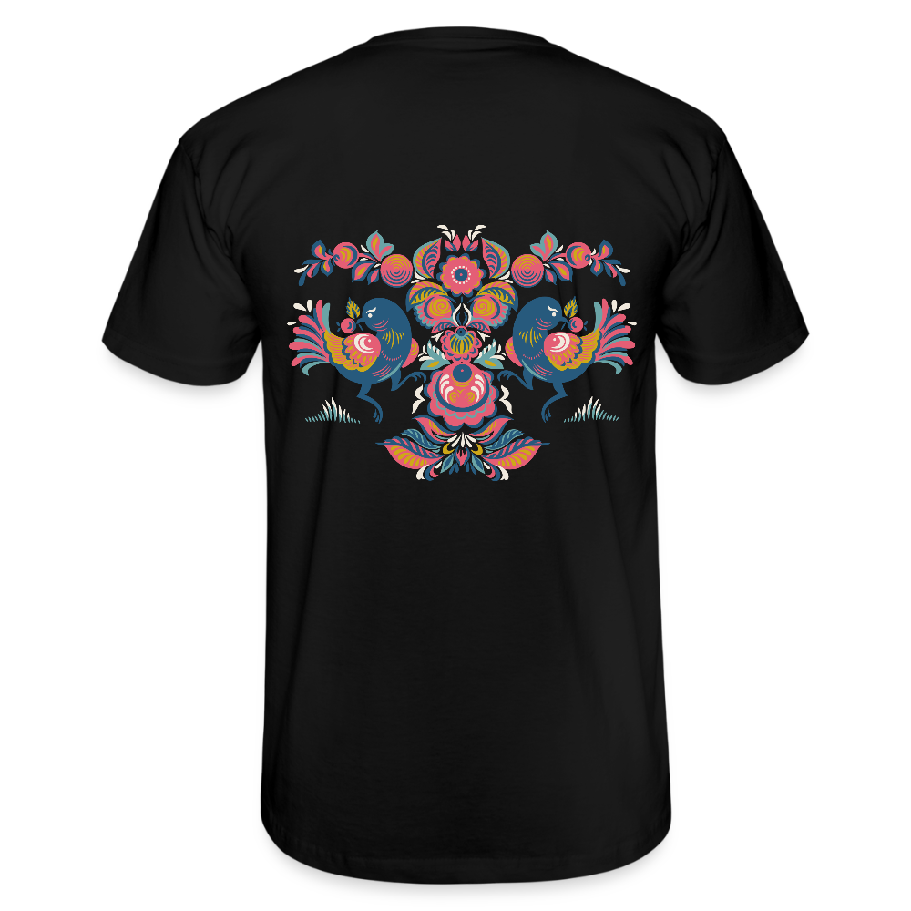 Mannen T-shirt van Fruit of the Loom - zwart