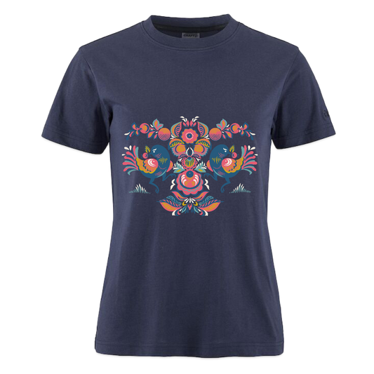 CRAFT Community 2.0 vrouwen T-shirt - dark navy