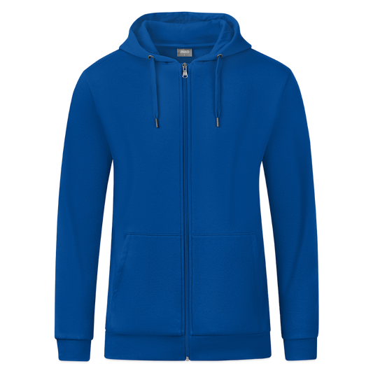 JAKO Ziphoodie Organic - blauw