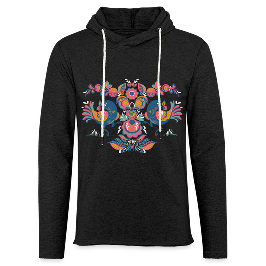 Lichte hoodie unisex - houtskool