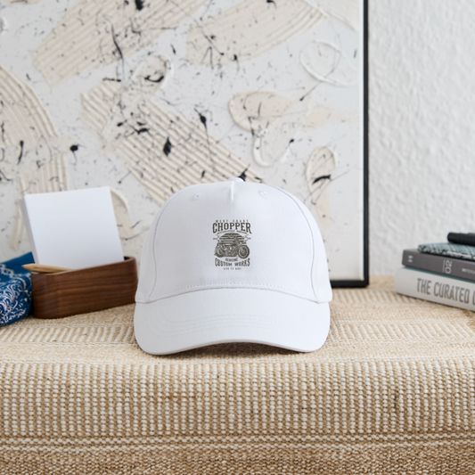 Bio kinder basecap - wit