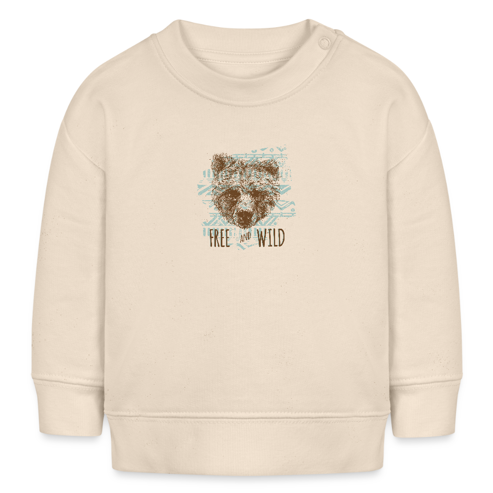 Stanley/Stella bio-sweatshirt BABY CHANGER - witgrijs
