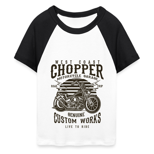 Vrouwen cropped Baby Tee - wit/zwart