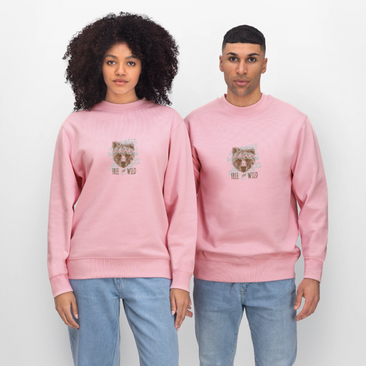 Stanley/Stella Uniseks bio-sweatshirt CHANGER - lichtroze