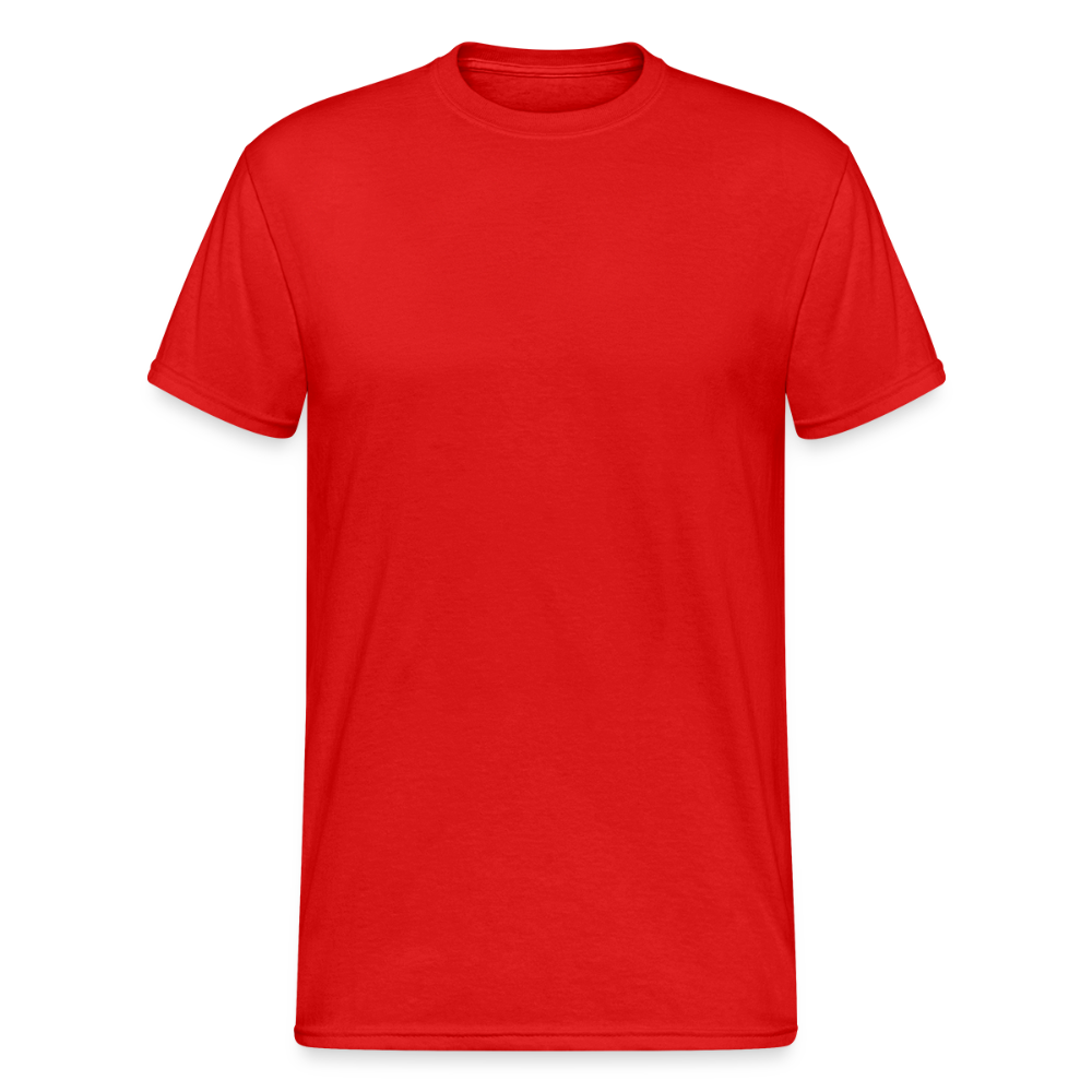 Mannen Gildan Heavy T-shirt - rood