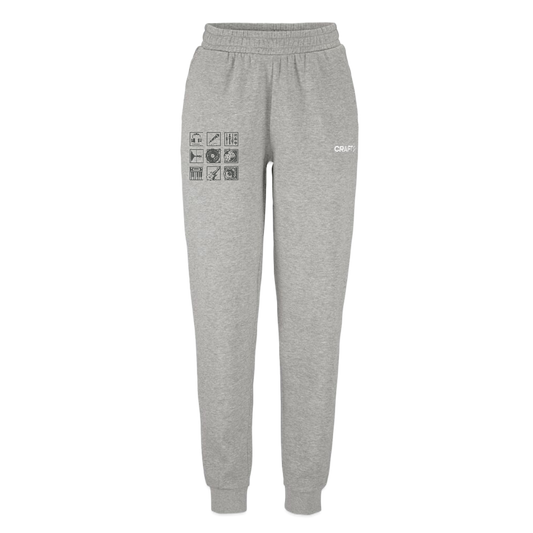 CRAFT Community 2.0 vrouwen sweatbroek - grijs gemêleerd