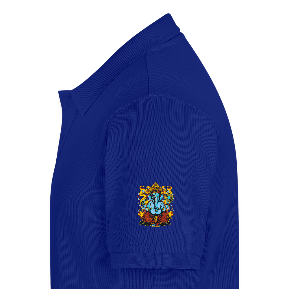 Mannen Premium Bio Poloshirt - koningsblauw