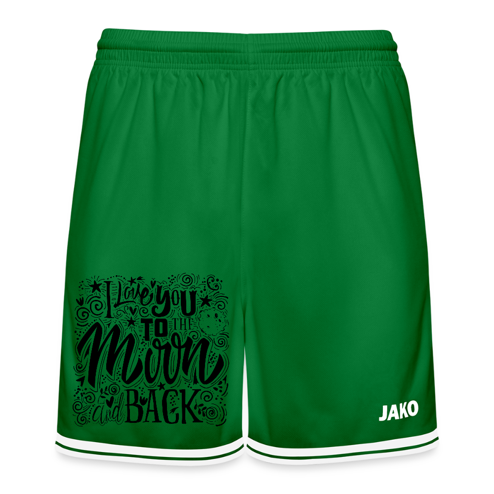 JAKO basketbalshort Center 2.0 - groen/wit
