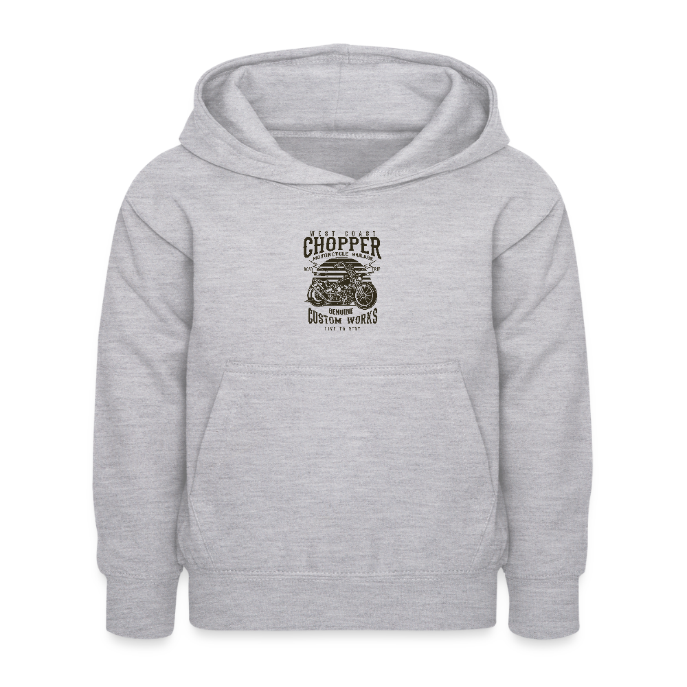 Kinderhoodie - lichtgrijs gemêleerd