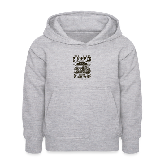 Kinderhoodie - lichtgrijs gemêleerd