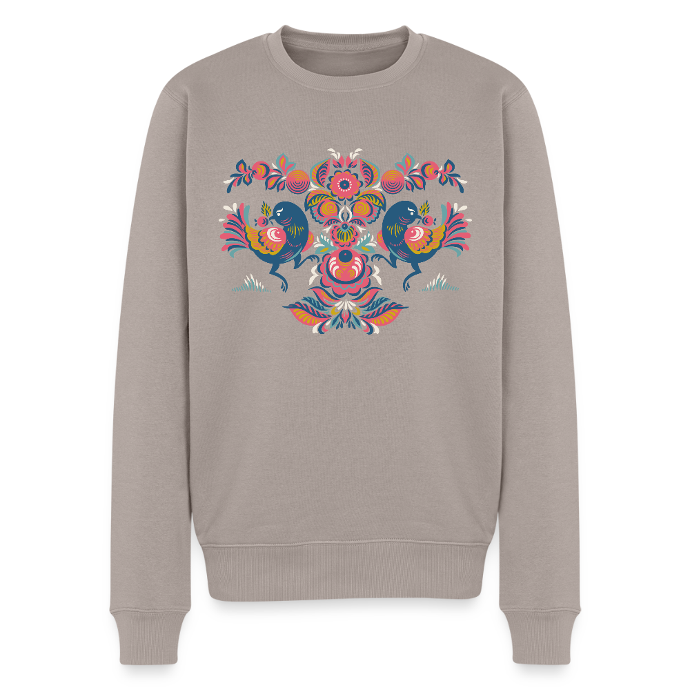 Mannen premium sweater - taupe
