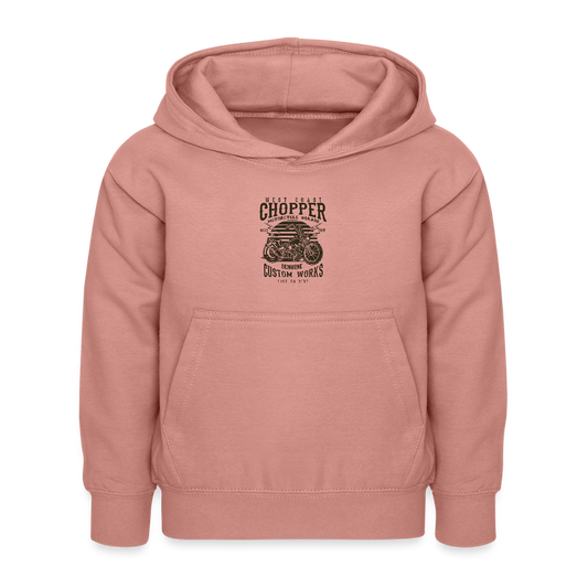 Kinderhoodie - altrosa