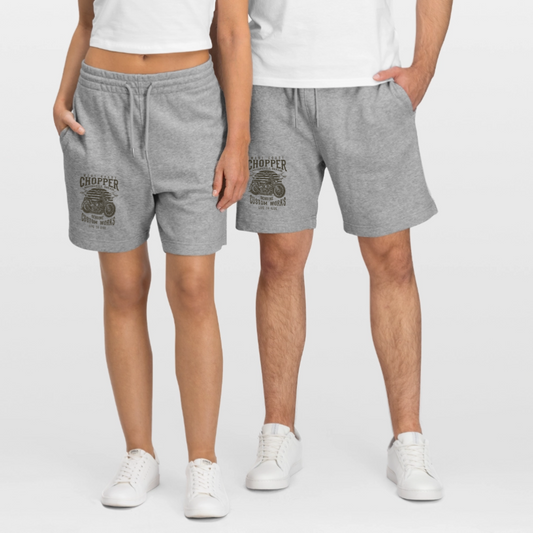 Stanley/Stella uniseks bio-joggingshorts Mover - grijs gemêleerd