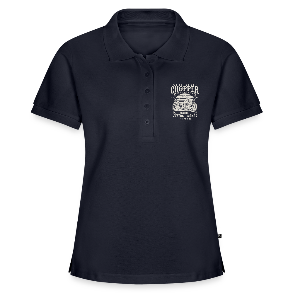 Vrouwen Premium Bio Poloshirt - navy