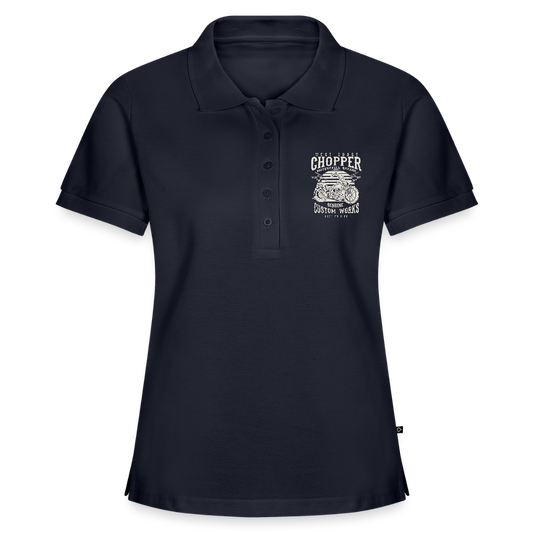 Vrouwen Premium Bio Poloshirt - navy