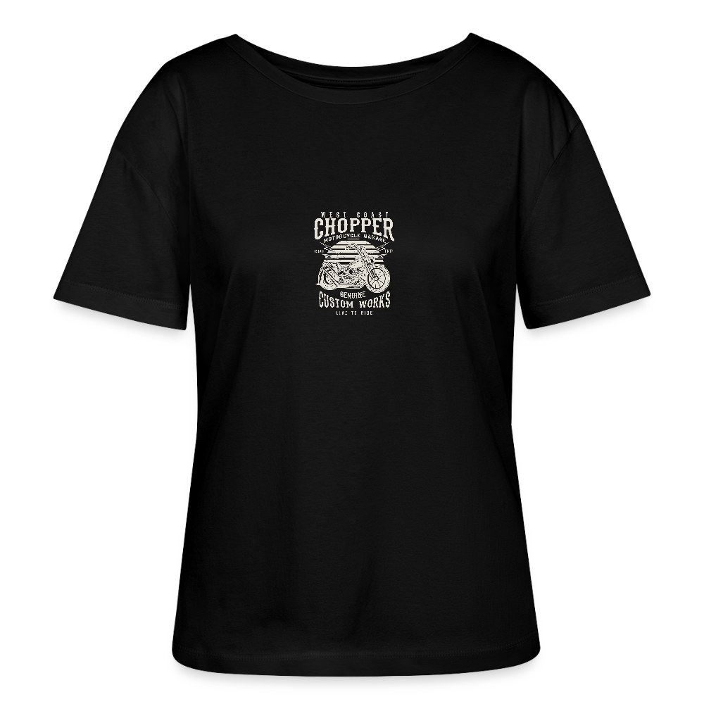 Stanley/Stella Relaxed vrouwen bio-T-shirt met ronde hals SERENA - zwart