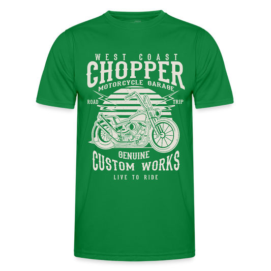 Functioneel T-shirt voor mannen - kelly groen