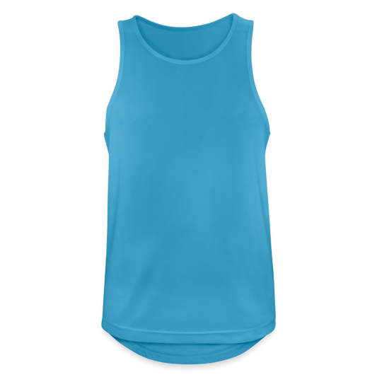 Mannen tanktop ademend actief - saffierblauw
