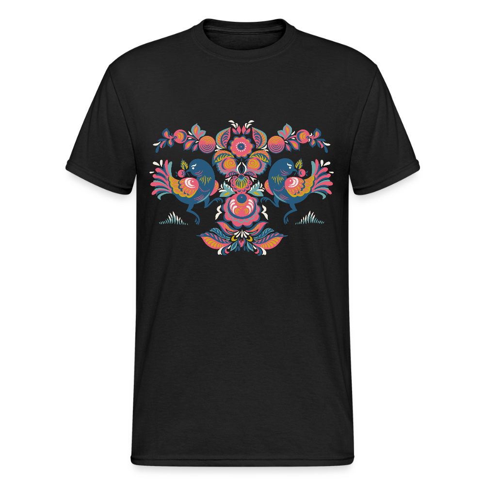 Mannen Gildan Heavy T-shirt - zwart