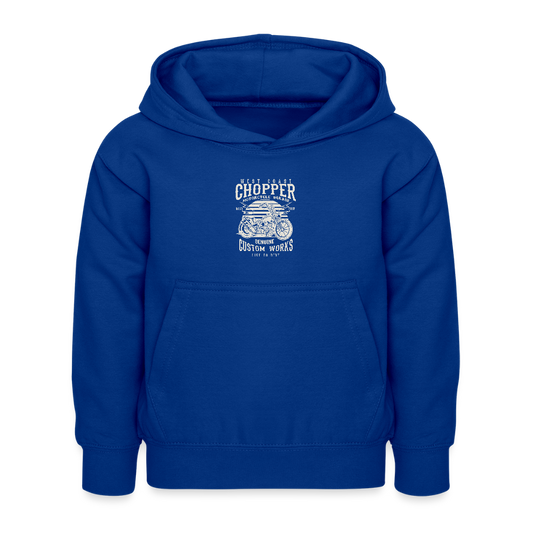Kinderhoodie - koningsblauw